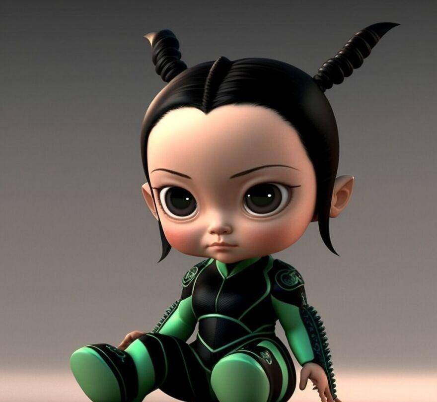 这是谁?龙王吗?23.牙还没有长全的蝙蝠侠24.小时候的哪吒吗?25.