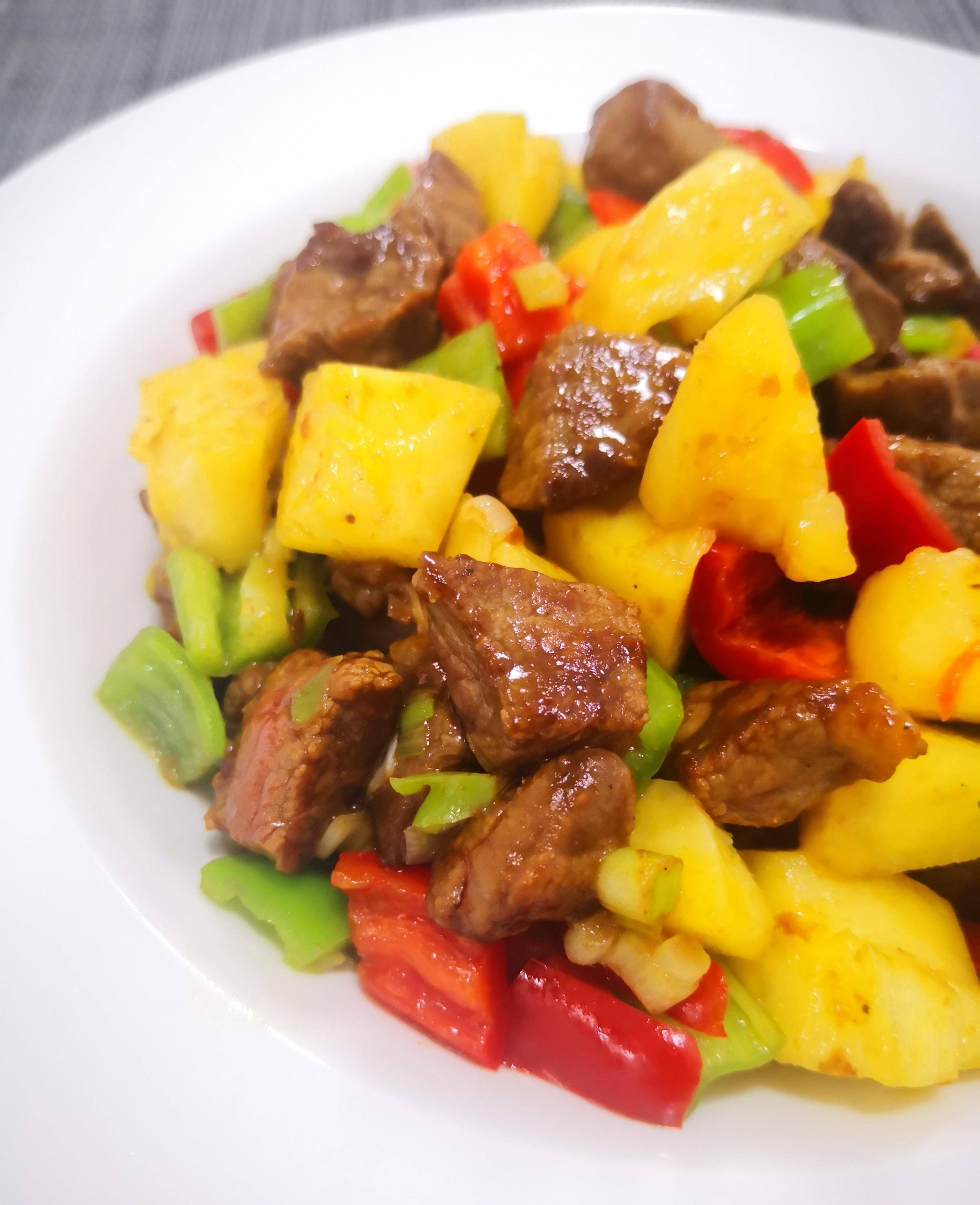 那您一定不要错过这道菠萝牛肉粒,酸甜开胃 助消化_早餐_影响_方法