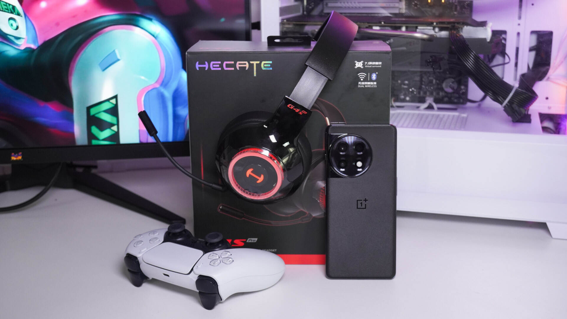 超强功能和性价比 - 漫步者g4s pro三模无线耳机_蓝牙_type-c_灯光