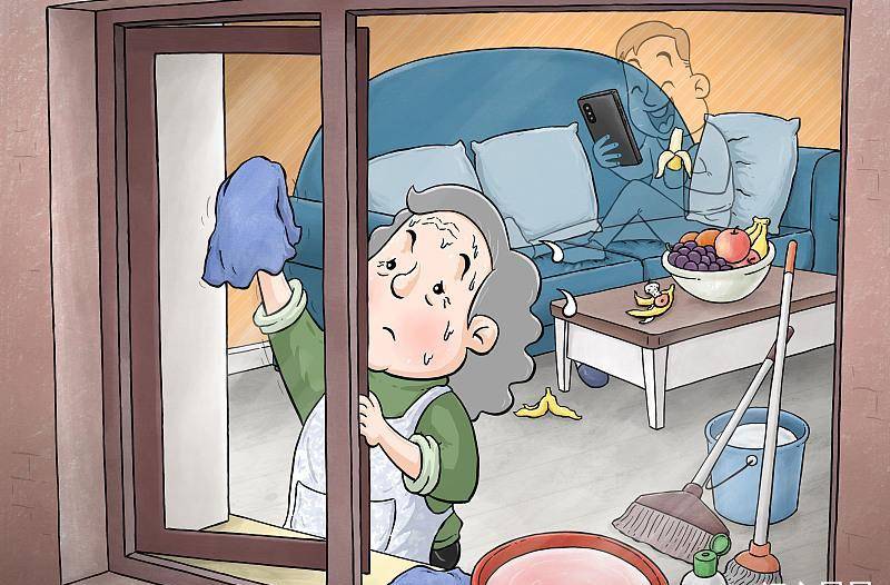 儿媳强迫老公做家务,婆婆看到直呼不满,谁家男人做家务?