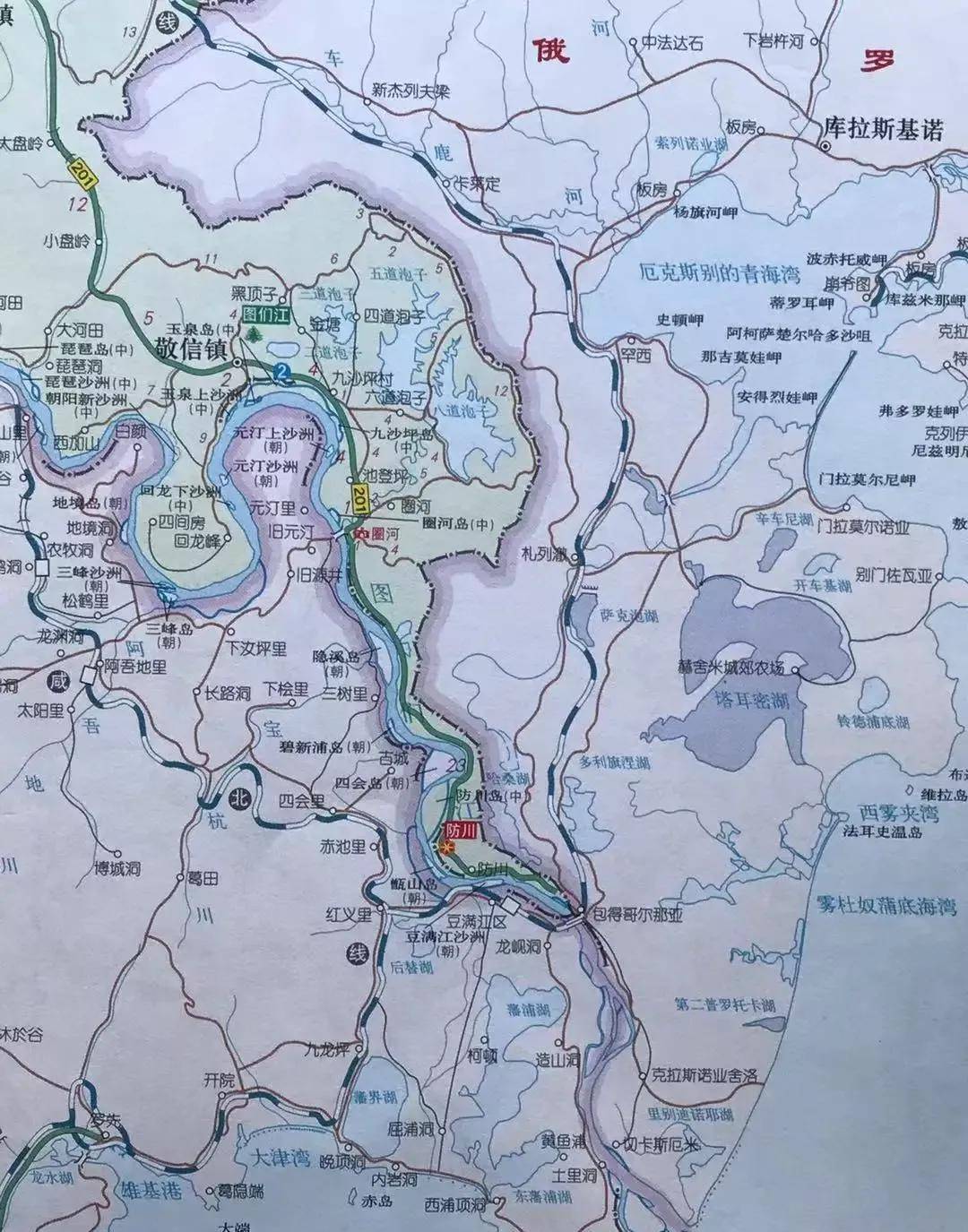 防川地图图片