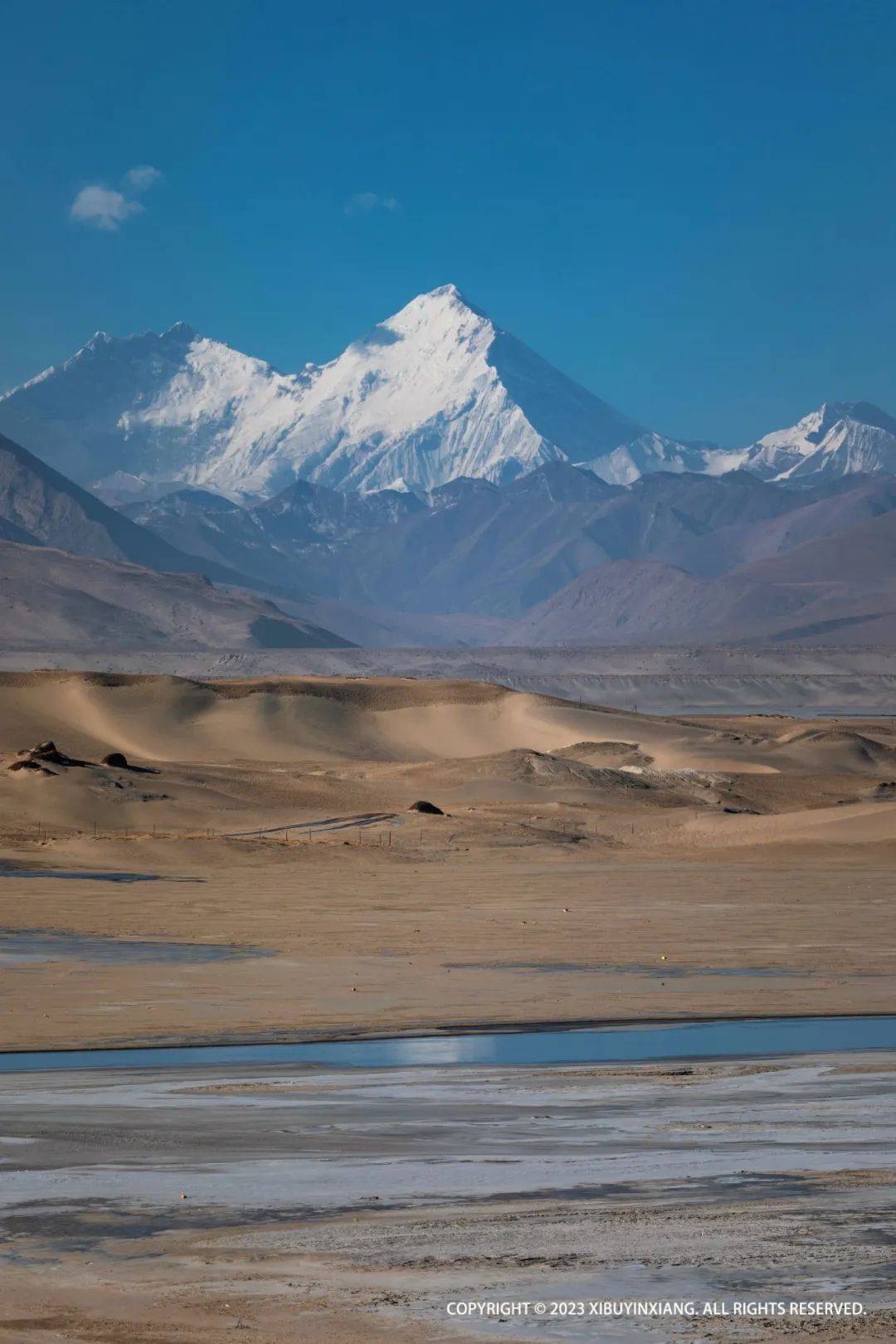 雪山_冰川_珠穆朗玛峰