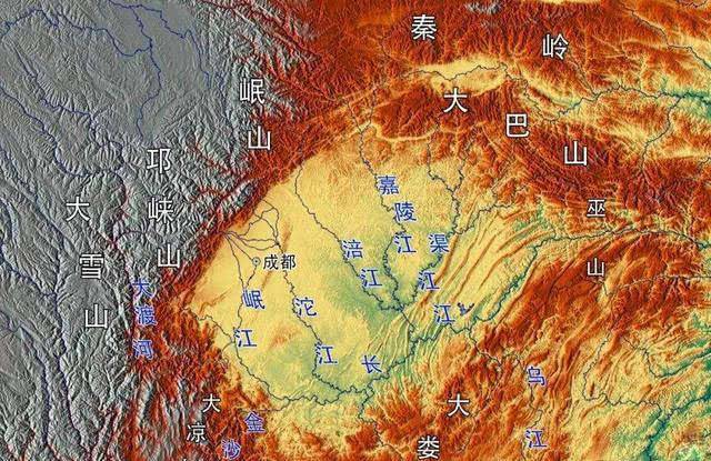 嘉陵江作为长江支流流域面积最大的河流,为什么不能冲积出平原?