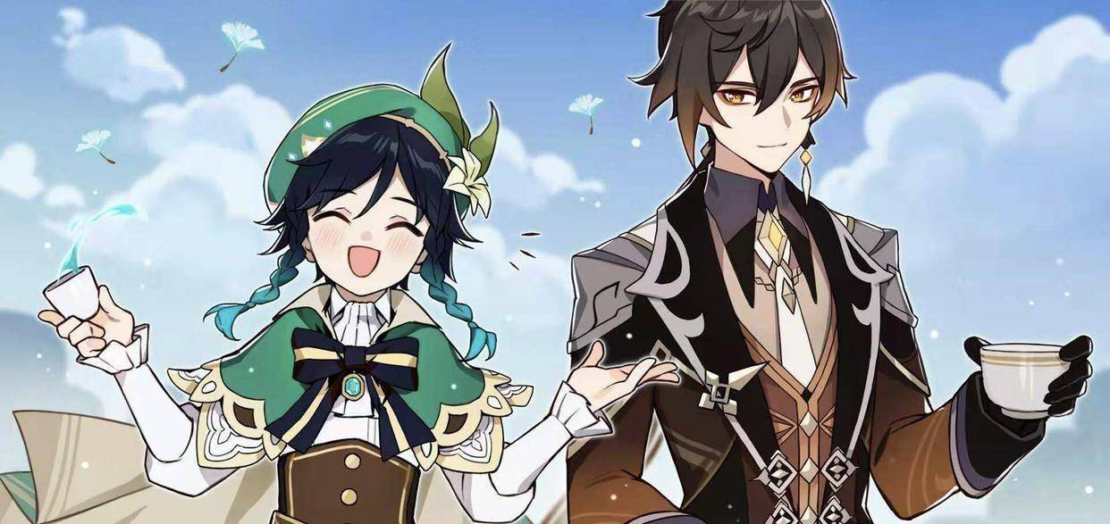 原神角色玩论坛会怎样钟离老人表情看八卦阿贝多变画手太太