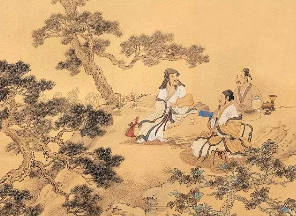 三月花醒好时节,古人喝茶气氛组上线!_唐代_大自然_园林