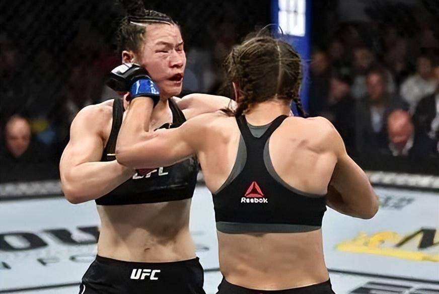 ufc格鬥之夜深圳站,張偉麗向ufc現役女拳王,巴西選手傑西卡-安德拉德