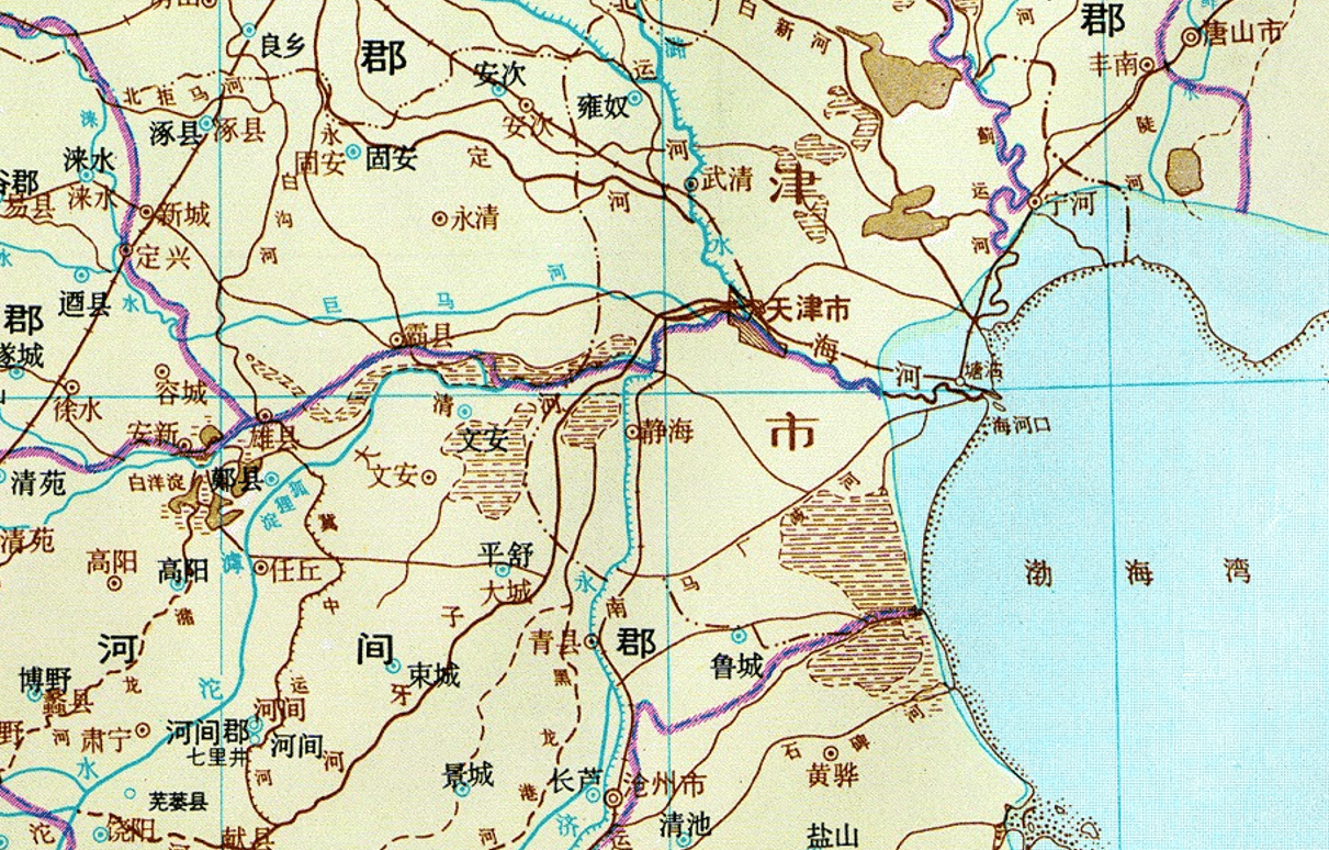 海河是我国七大河流之一、华北最大水系,为何却是人工干预形成的_大沽河_减河_入海