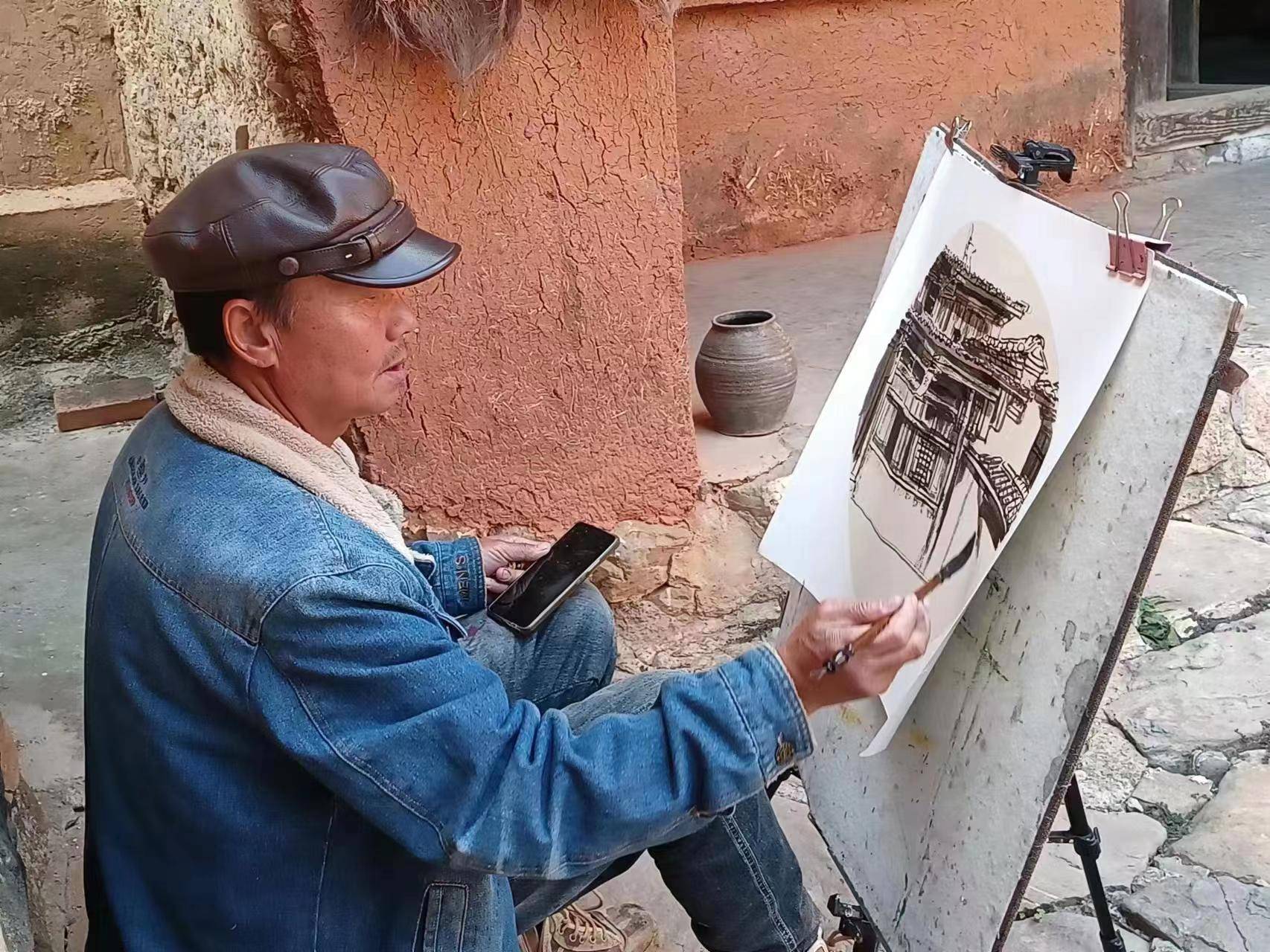 从写生脱颖而出的水墨画名家李忠荣_云南_国画_中国