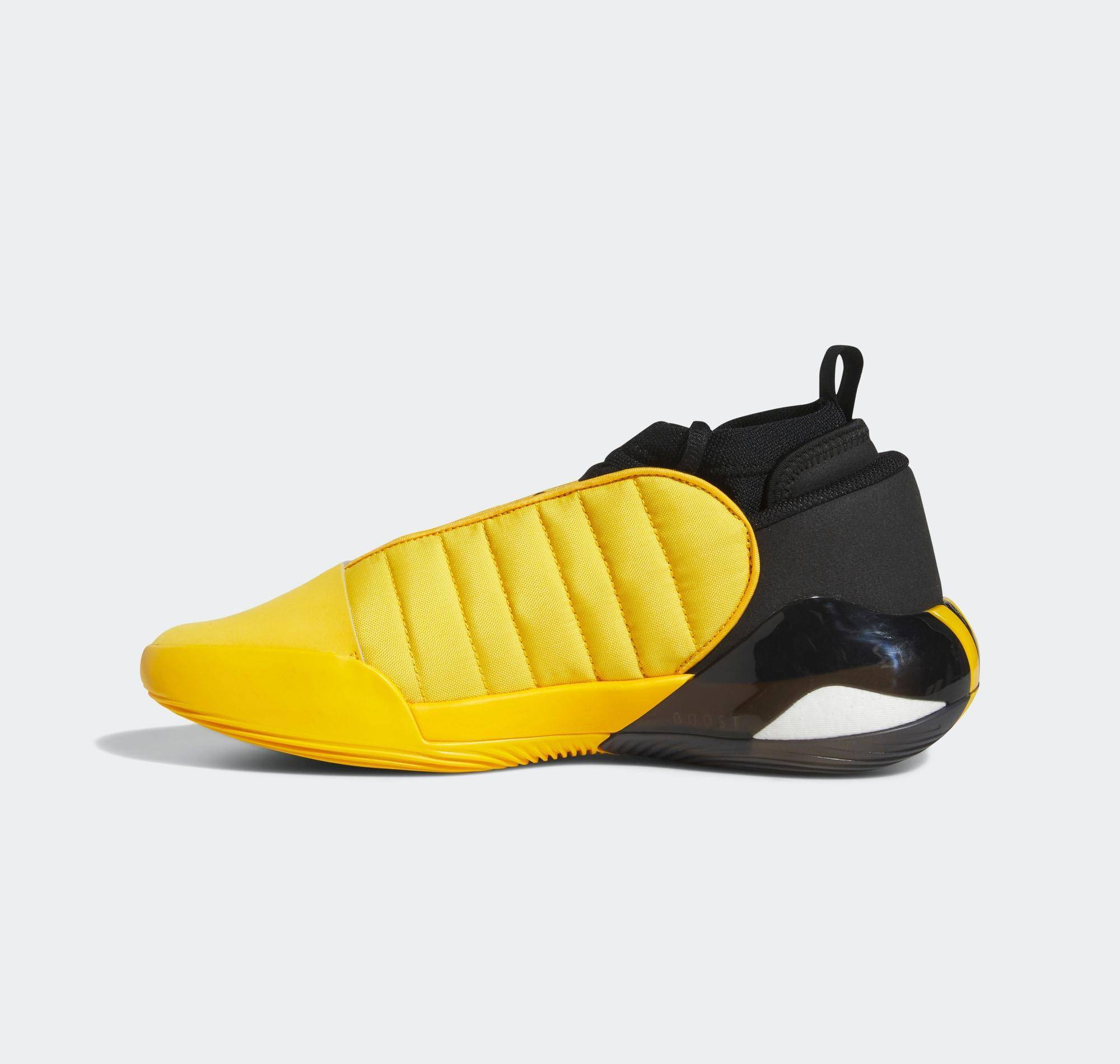 哈登7代签名球鞋"黄黑"配色来袭_adidas_部位_方案