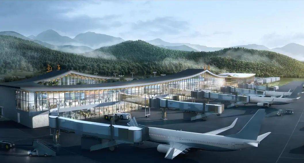 ecadi原创中标澜沧景迈机场改扩建工程全过程设计_航站楼_空间_文化