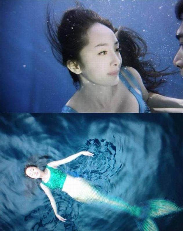 演过"美人鱼"的4位女星,林允清纯,杨幂甜美,但都输给了她!