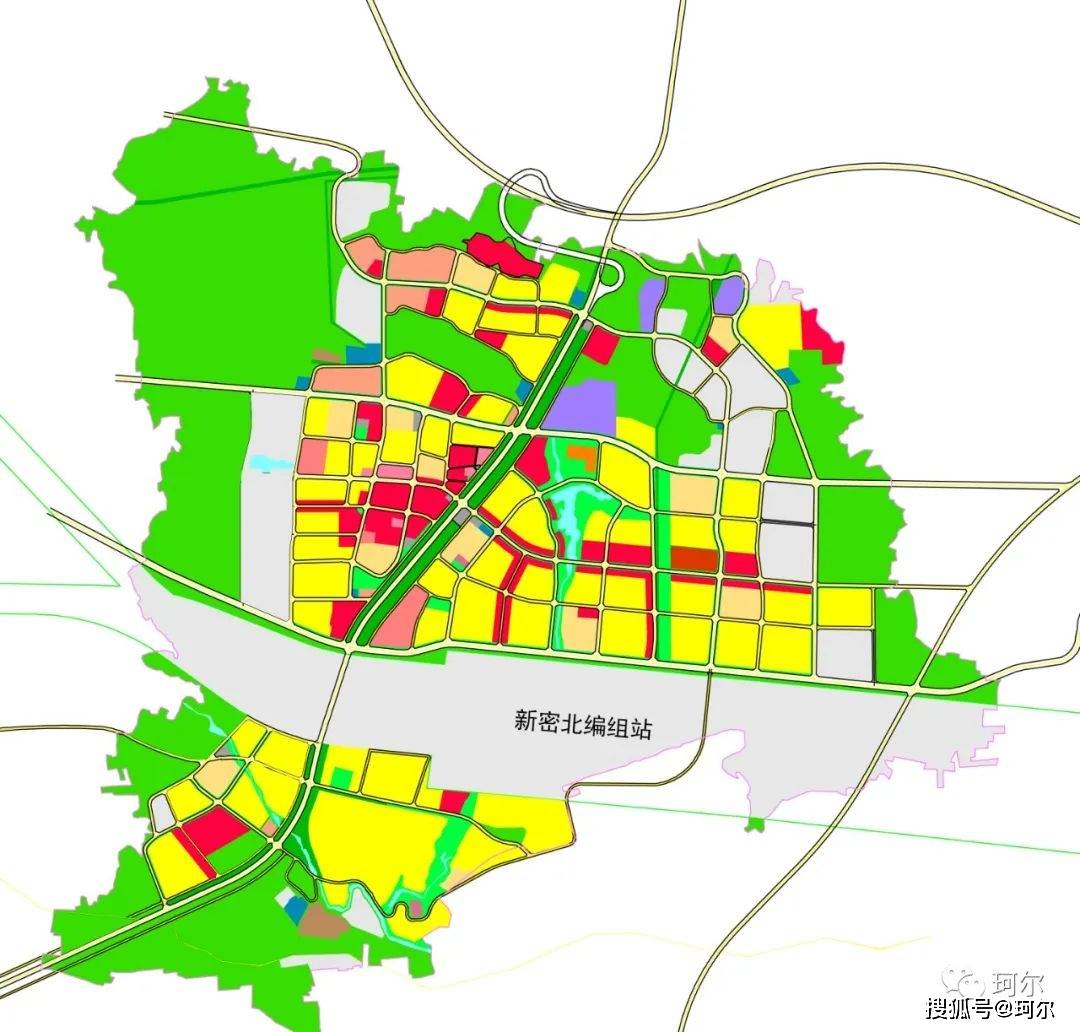 新密北编组站规划图图片