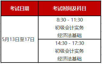 關於5月初級會計考試的重要提醒!_時間_相關_准考證