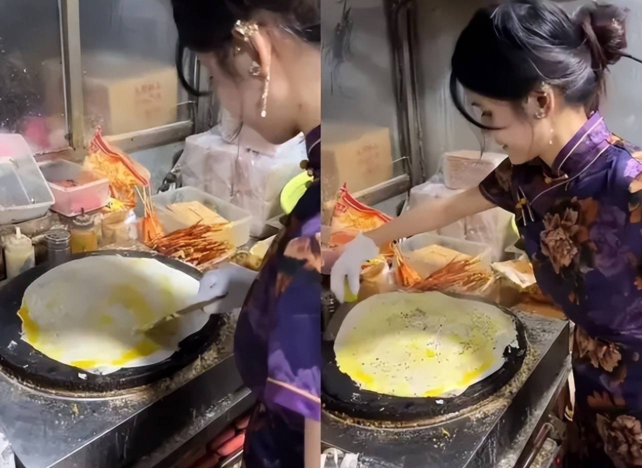 狗头萝莉摊煎饼画面曝光!