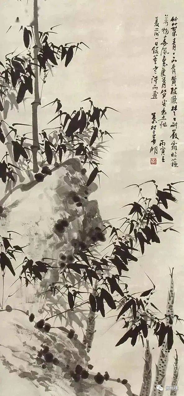 竹痴白叟画竹,江南第一枝