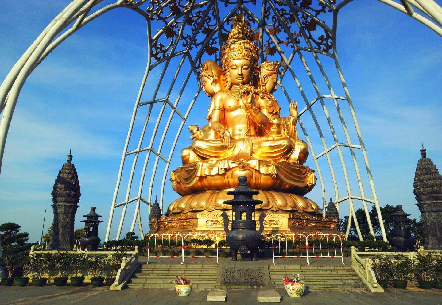 深圳"最失落"的寺庙,拥有罕见的四面观音金像,免费却少有人知_寺院