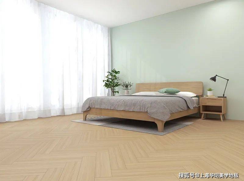 上海华明美学暖色系木地板,承包卧室的温馨之感_家居_褐色_红色