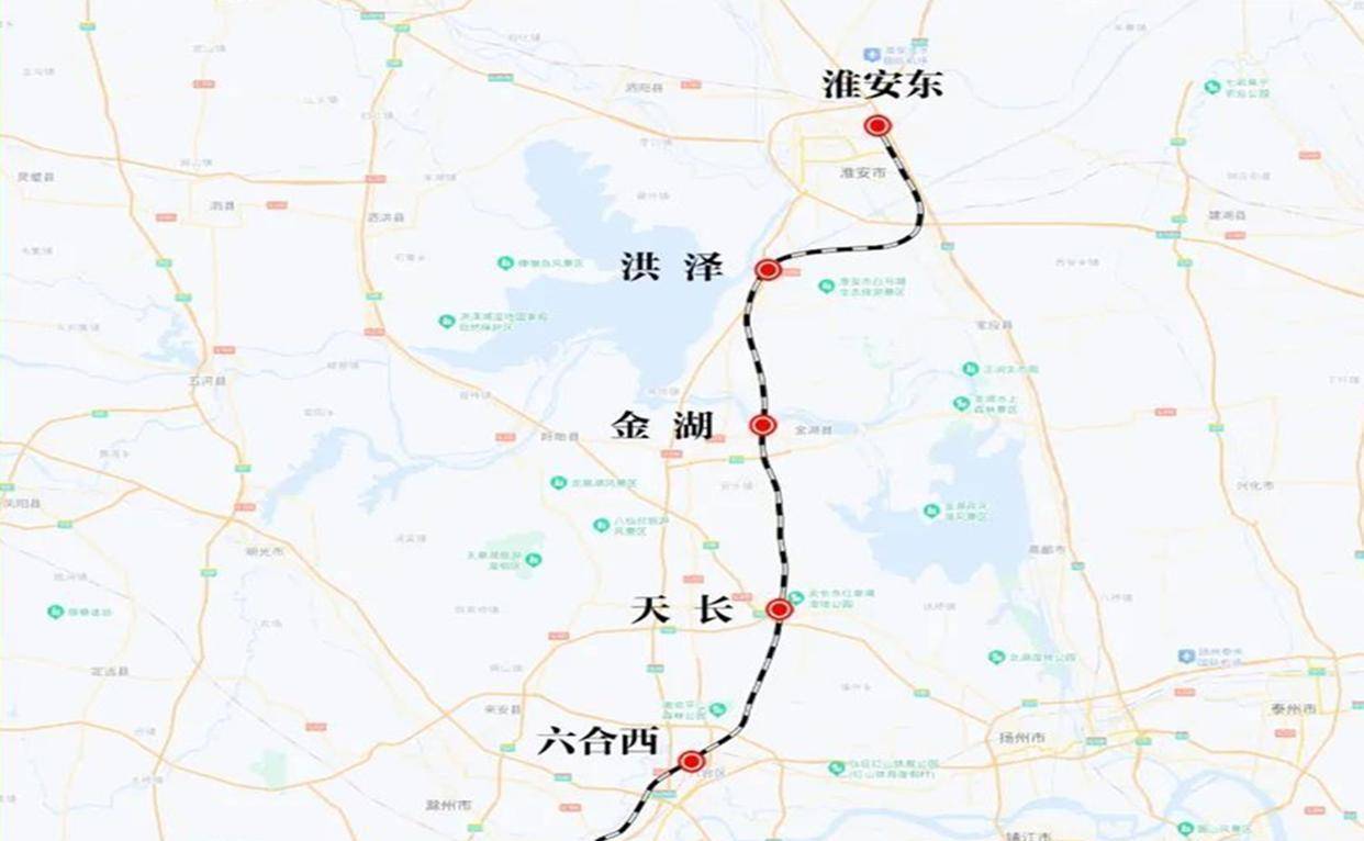 江苏在建一条城际铁路,全长约179公里,途经安徽省_建设_宁淮_南京