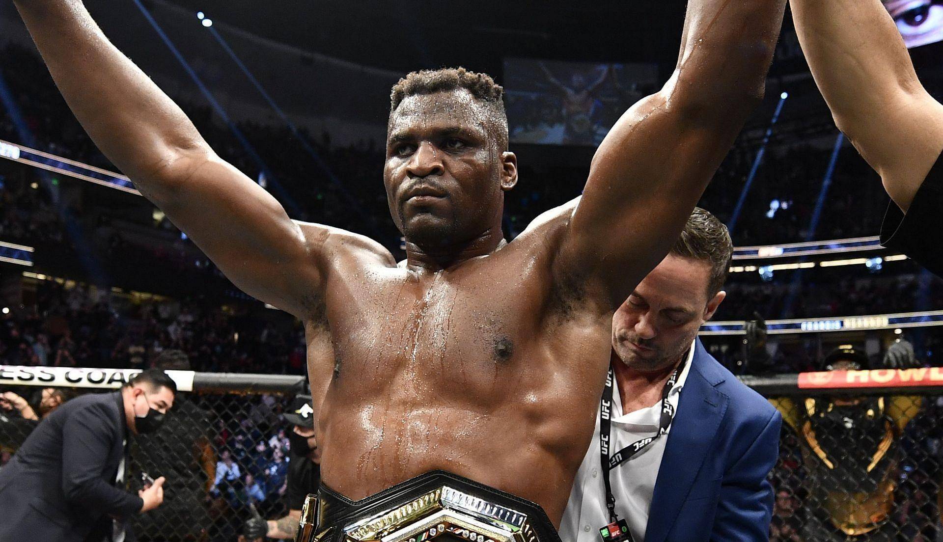 在最近的一次採訪中,弗朗西斯·納幹諾(francis ngannou)表達了對ufc