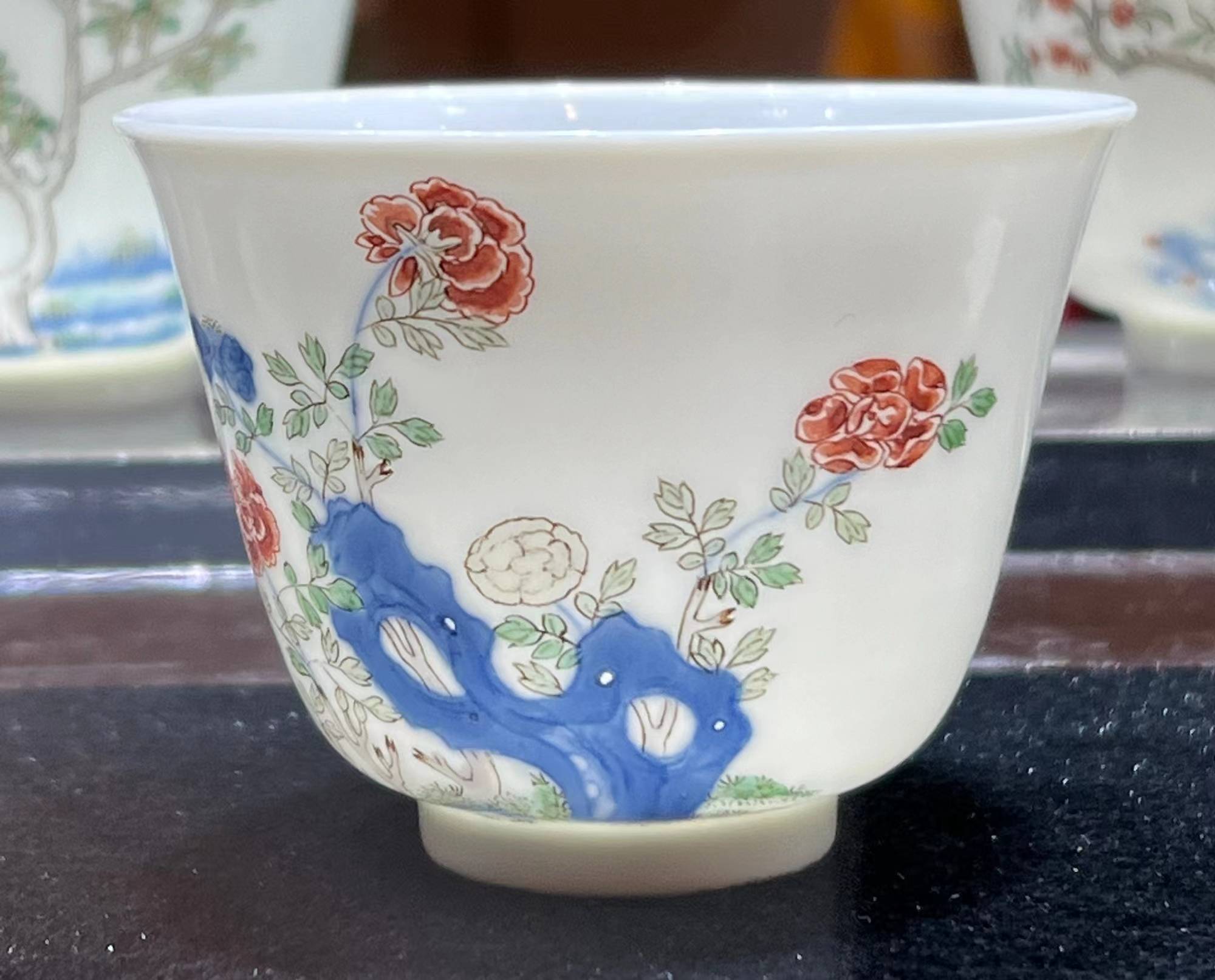 康熙年制五彩十二花神杯一套,值一个小目标_买家_名家_私人