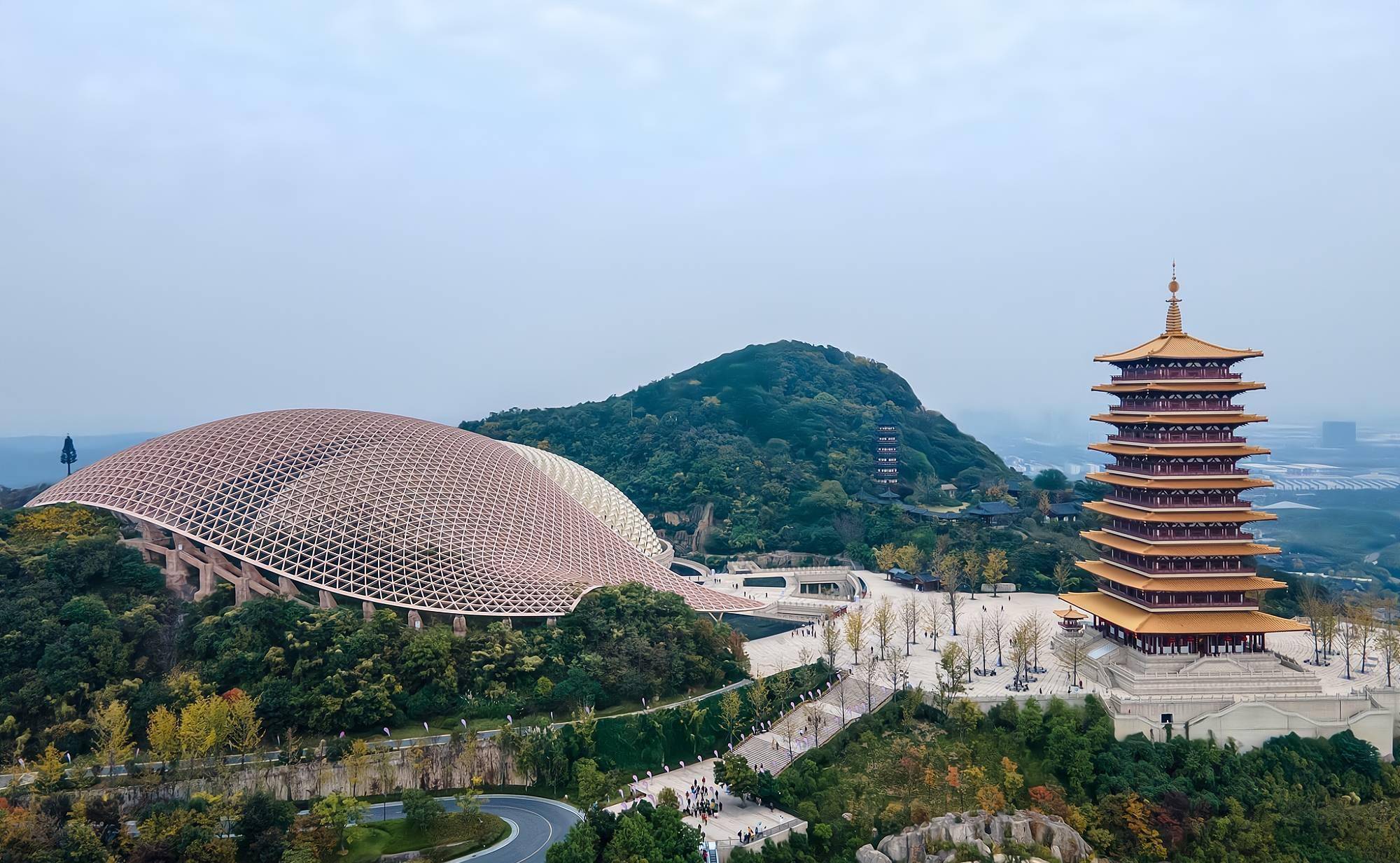 牛首山风景区大门图片图片