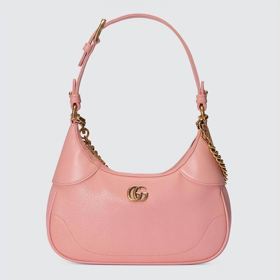 gucci包包新款2023早春全新 aphrodite 系列手袋:复古月牙包型_官价