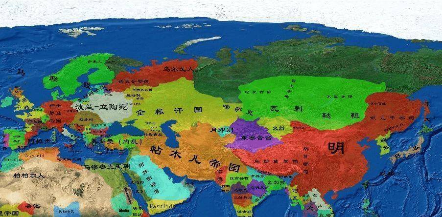 帖木儿帝国使者带头下跪,埃及解除红海禁令_明成祖朱棣_使节_使臣