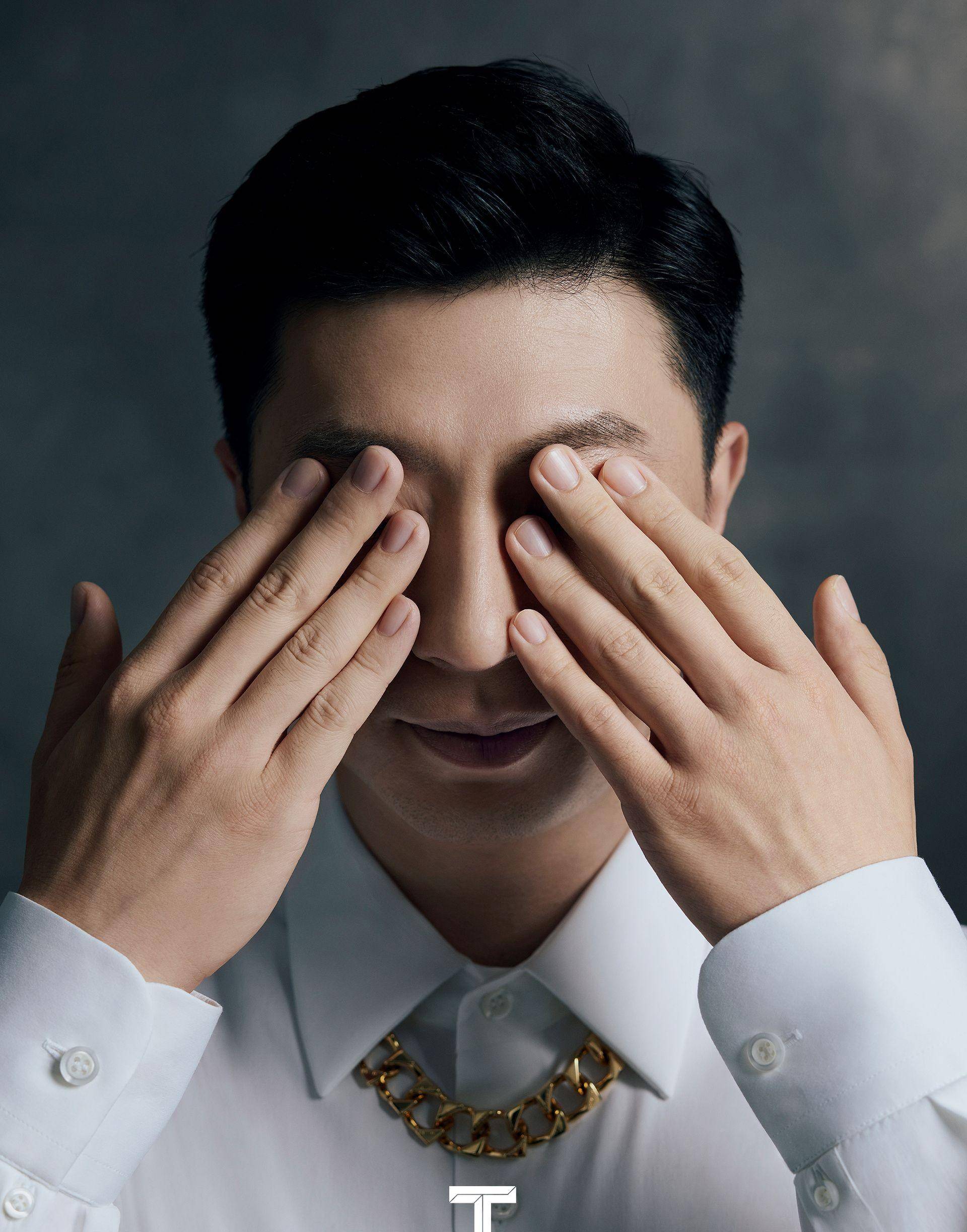 马龙的大背头好帅!