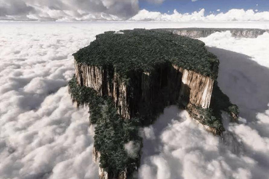 云中仙境:《失落的世界》原型,山顶布满水晶,游客只能看不能捡