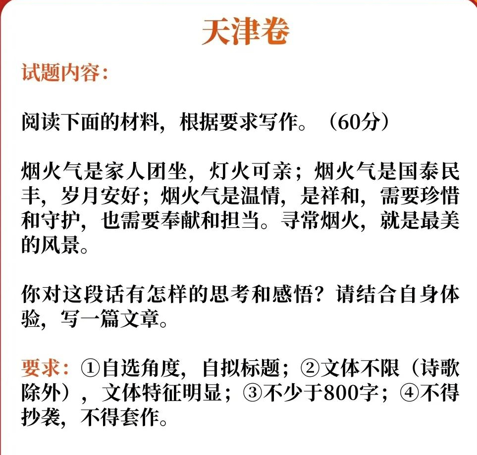 硬核推荐（2023年高考语文作文题目）2023年高考语文作文题目 第8张