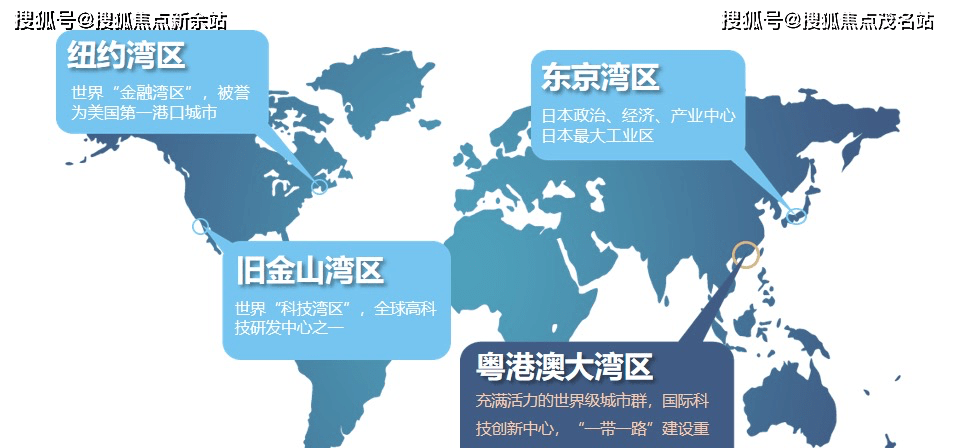 粤港澳大湾区是继美国纽约湾区,旧金山湾区,日本东京湾区之后,世界第