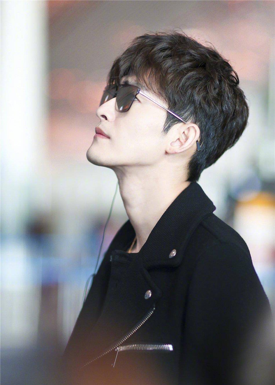 35岁张翰新作风解析!小波浪发型 摇滚外套,让你变帅20岁_男士_男人_鹅