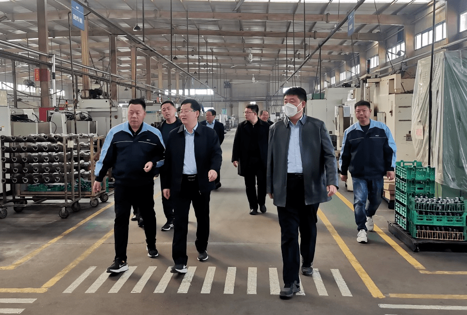 山东省临沂市平邑县副县长郭鹏一行调研万里扬_发展_沃基_情况