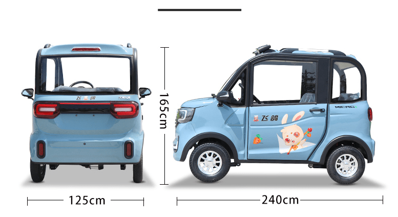 飞鸽推出低速四轮电动车,可配180ah锂电池,续航300公里!