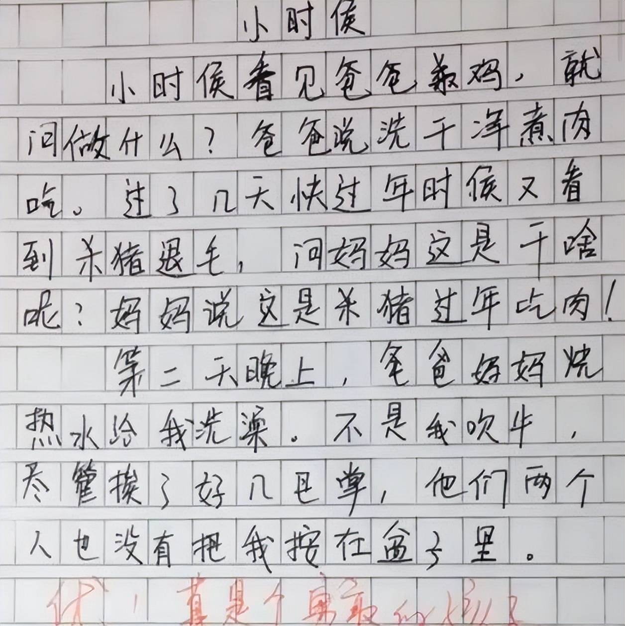 “真是个大孝子啊！”小学生“欠揍日记”走红、妈妈看后追着打