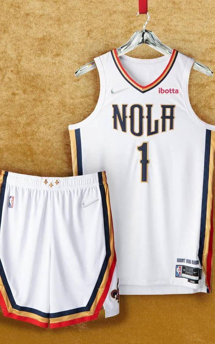 狂欢派对-新奥尔良鹈鹕队城市版球衣鉴赏_赛季_狂欢节_白色