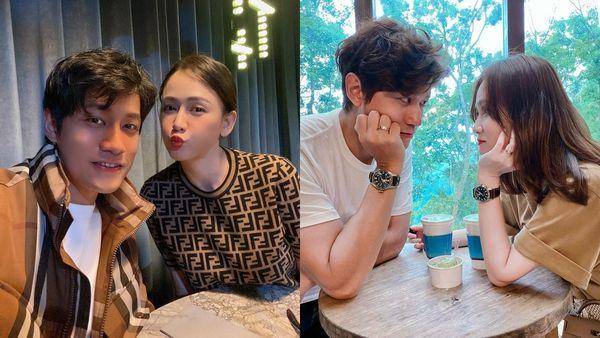 艺人陈乔恩今(31日)开心庆祝和马来西亚富二代老公曾伟昌(alan)结婚