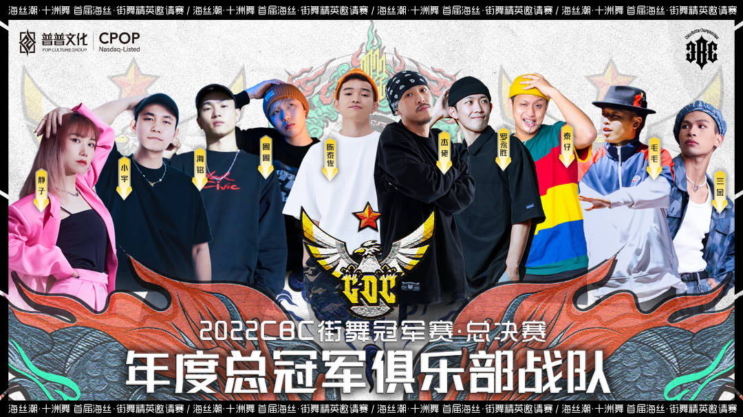 2022cbc街舞冠军赛年度冠军战队——广东gdc俱乐部战队最终,广东gdc