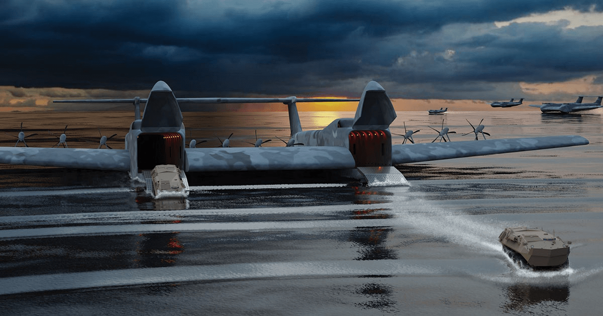鹈鹕地效飞行器图片