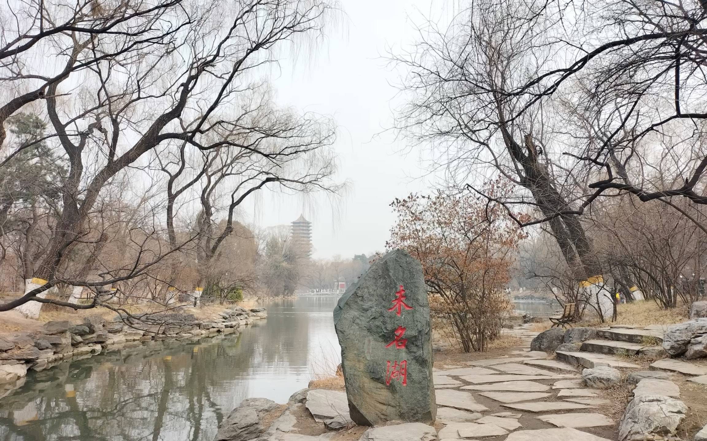 北京大学照片未名湖图片