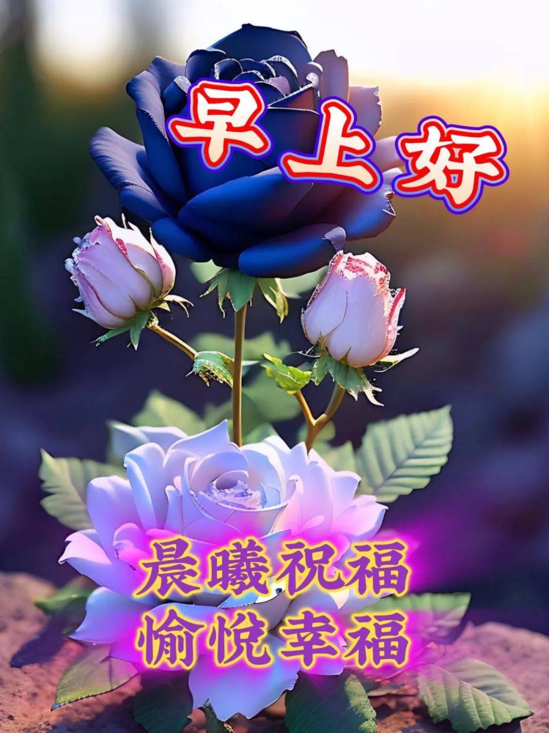 4月9日周日早上好温馨祝福图片问候语短句