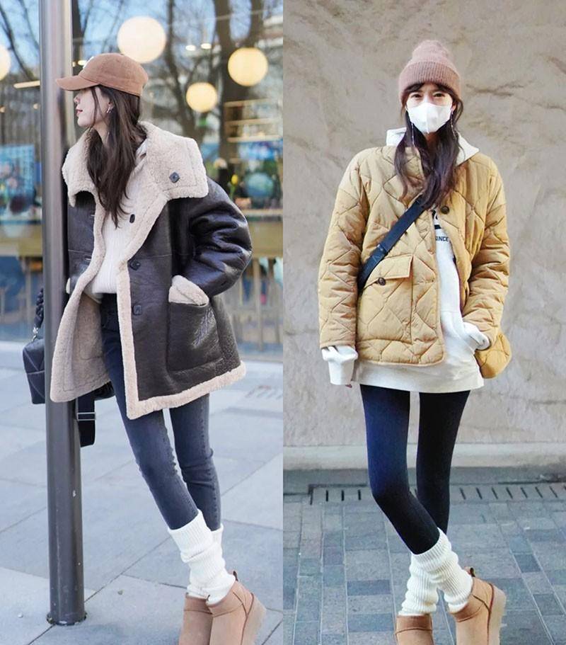 今年这种穿法火了:袜子裹裤子,时髦又保暖,"老寒腿"的救星_颜色_时尚