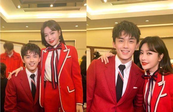 38岁秦岚2万7红衣与19岁吴磊上演回忆杀,十年前是母子如今是姐弟_西服