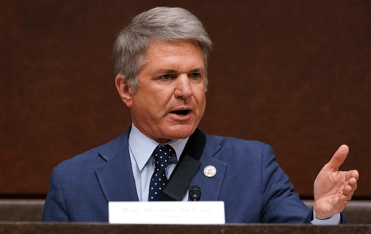 美国共和党联邦众议员迈克尔-麦考尔中方对于这样的行为,自然不会容忍