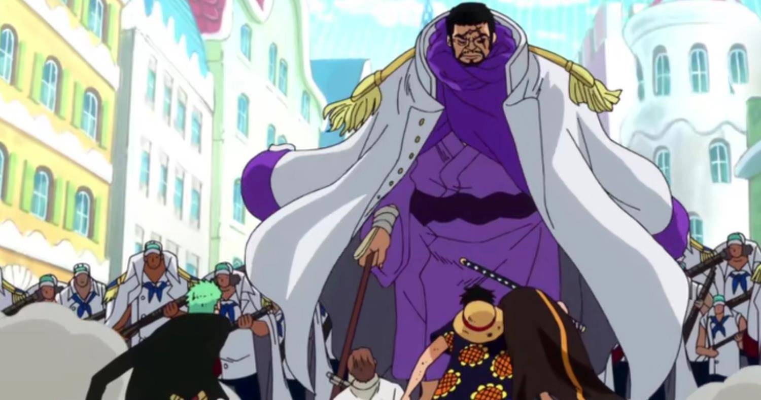 海贼王:藤虎向民众下跪认错道歉,气坏了赤犬,却帮斯摩格报了仇_海军的