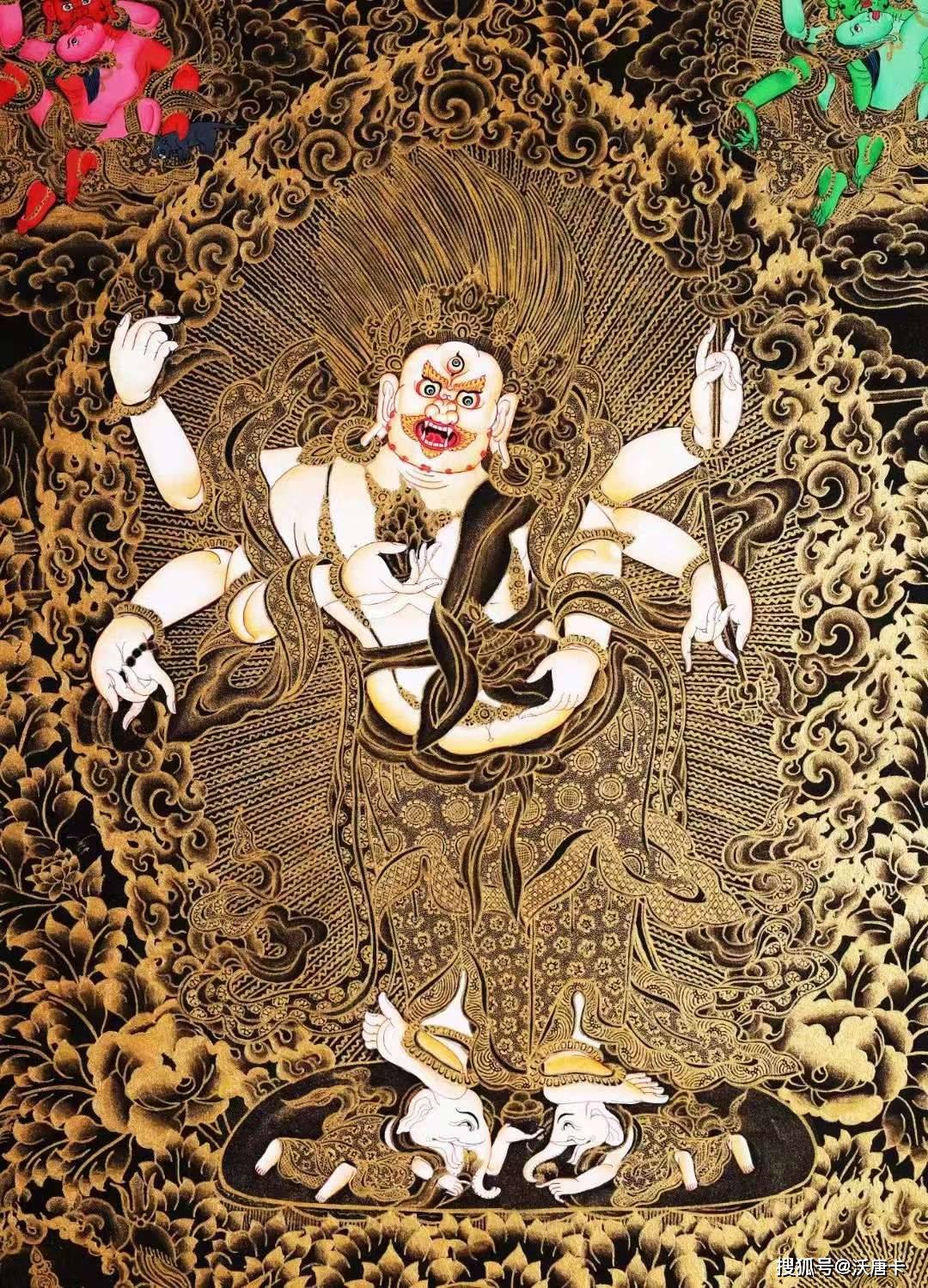 沃唐卡结语:《金刚经》中"金刚"二字,本就有不坏,不灭,无垢,无净之意