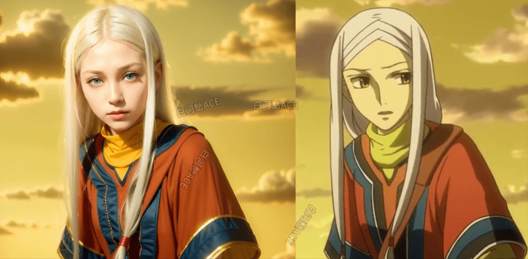 ai化对比:她原本是人革联中的"超兵",拥有着超强的驾驶技术与脑波力