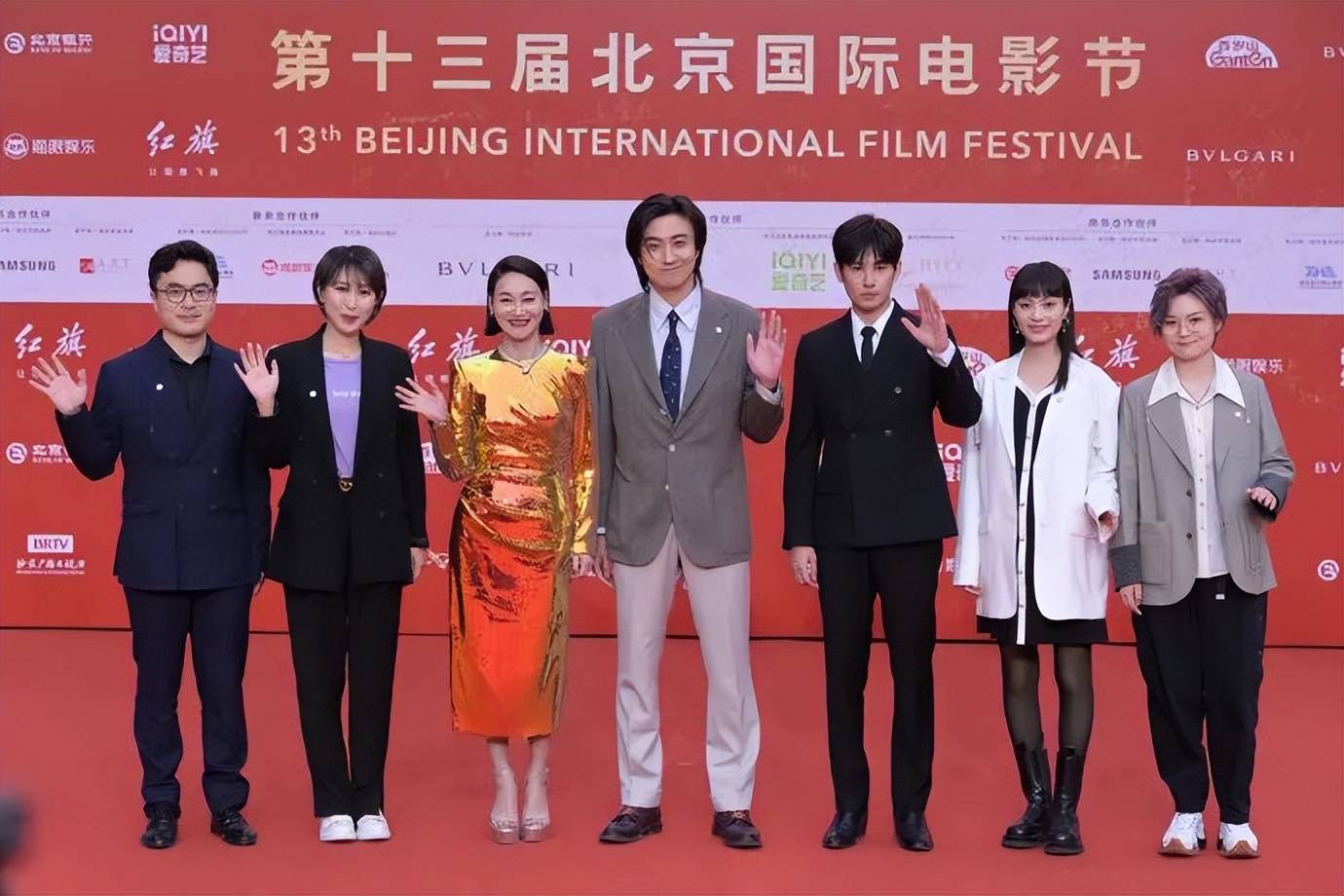 娜扎金晨高叶张子枫北影节红毯争艳!