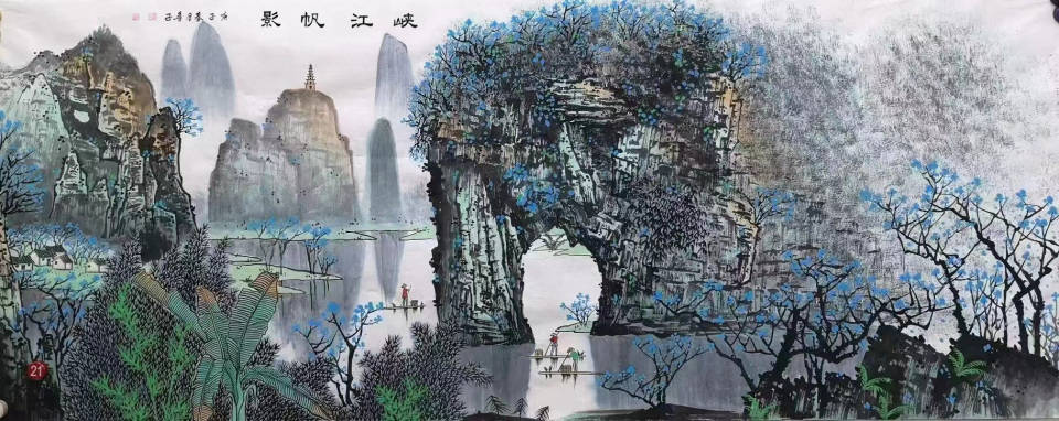 2020年初,画家张鲁接受了一项创作任务,张鲁应邀庆祝中斯建交71周年书