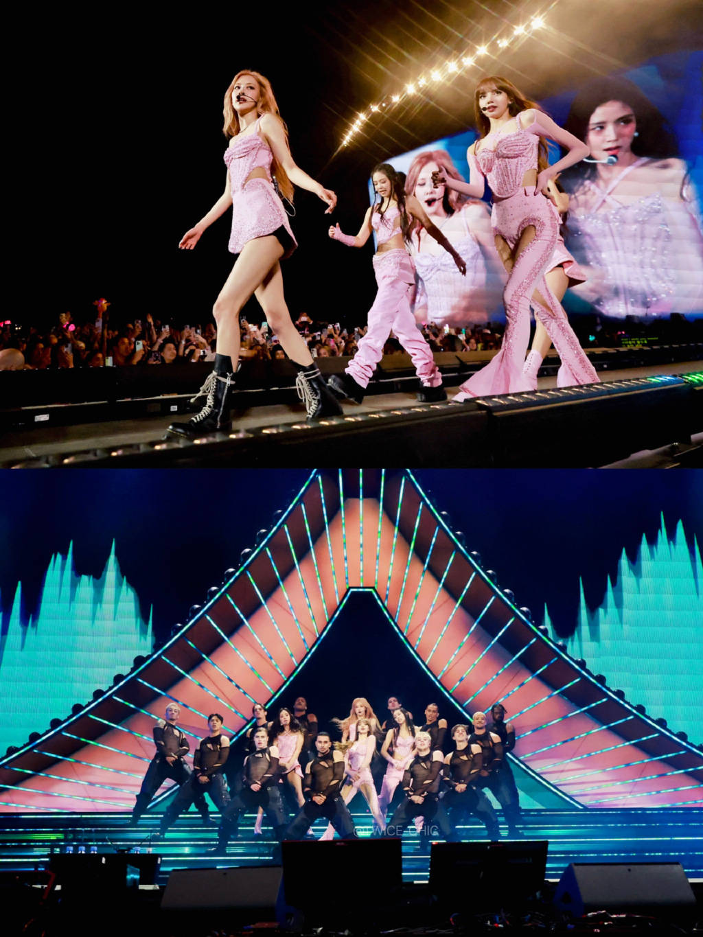 此前,blackpink成员表达了她们对科切拉舞台的深深感